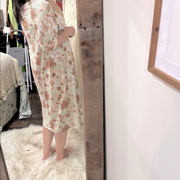Vintage Floral Midi Dress with Pockets from Saks fifth avenue size medium - Picture 3 of 6